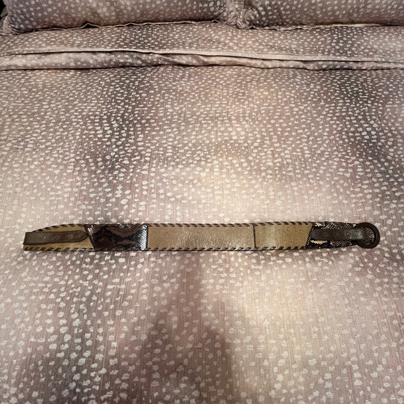 St. Emile Exotic Snakeskin Belt - Picture 5 of 7